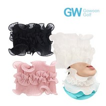 골프웰 고운골프 여성 UV차단 레이스 목토시 (GNIA01), 화이트