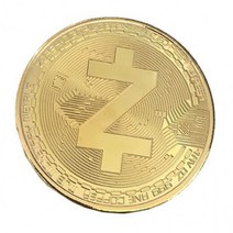 지캐시코인 데코 기념 장식 ZCash coin 주화 암호 화폐, Silver