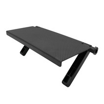 접이식 방 책상 정리 컴퓨터 공부 테이블 사무실 침실 서랍 수납장 침대 가구 노트북, [01] Black