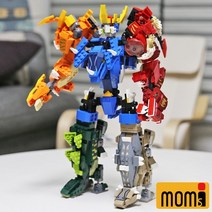 (맘스아이) 다이노소어 5단 변신합체 블록 1055PCS