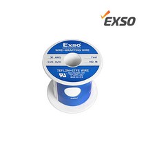 엑소EXSO 랩핑 와이어 Wire-Wrapping Wire 100m, 노랑