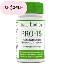 홈쇼핑 하이퍼바이오틱스 프로15 유산균 펄 60정, 1개, 60개