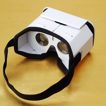 가상 현실 안경 Google Cardboard 3D VR 스마트 폰용 영화 헤드셋, 한개옵션1, 02 WHITE