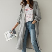 넷투넷코리아 여성 후드 집업 긴팔 롱 루즈핏 데일리룩 점퍼 아우터