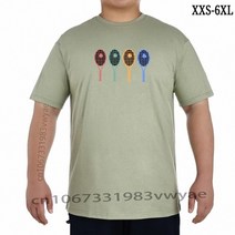 테니스라켓 테니스채 뜨거운 판매 여성 T-셔츠 여름 짧은 소매 코 튼 캐주얼 XXS-6XL, 08 Men pea green_11 6XL