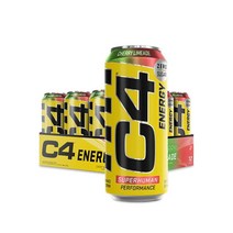 셀루코어 C4 에너지 탄산 드링크 캔 473ml 12캔 1박스, 트로피칼 블라스트