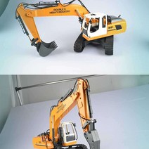 포크레인 알씨카 RC 굴삭기 중장비, E571 플라스틱 굴착 헤드 8채널 35CM
