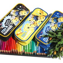 디즈니 외 미국 직수입 정품 미니언즈 사각 필통 3color, 미니언즈 사각 필통 옐로우