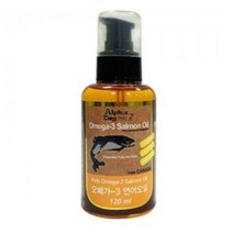 알파독 오메가-3 연어오일 120ml 애견 고양이 영양제, 1개