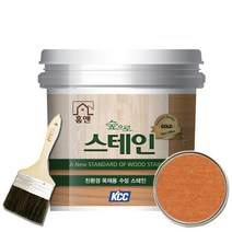 KCC 홈앤스테인 수성스테인 0.9L 오일스테인 친환경, 파인2