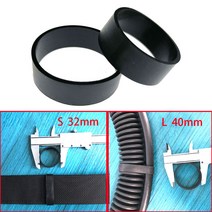 테크 다이빙 고무 백 플레이트 하네스 웨빙 키퍼 루프 BCD 스노클 리테이너 2 개 6 개 10 개, dia 32mm 2 Piece