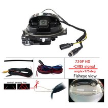 차량용후방카메라 폭스 바겐 배지 스마트 플립 로고 후면보기 카메라 VW 골프 Passat CC B6 EOS T-roc Mago, 03 for sonyccd 180deg_02 G7