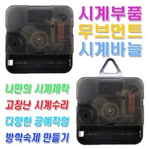 미호코리아 벽시계 부품 바늘세트 무소음 무브먼트 벽 시계 모터 부속 부속품 바늘 세트 QUARTZ 12888, 01번-일반(12mm)