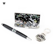 자개볼펜3종세트 사슴송학, 본상품선택