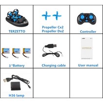 JJRC-H36 H36F 미니 드론 2.4G 4CH 6 축 스피드 3D 플립 헤드리스 모드 RC 드론 장난감 선물 전진 후진, 07 H36F 3 Battery