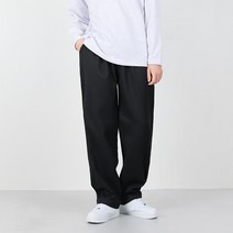 벤티브 남성 빅사이즈 스판와이드슬랙스 편안한 밴딩 슬랙스