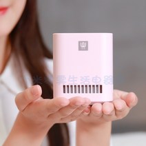 무선 미니 공기청정기 광촉매 인테리어 자동차용 옷장 탈취 소형, 핑크색