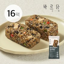 바르닭 현미곤약밥바 김자반, 현미곤약밥바 김자반 16팩