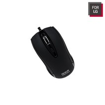 FOR LG USB 유선 마우스 LGA-M1100, 블랙