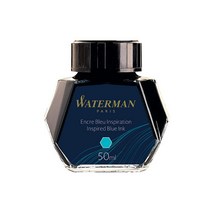 워터맨 만년필 병잉크 50ml, 하늘색, 1개