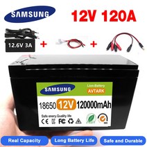 인산철 자동차 시동 딥사이클 배터리 업그레이드 12v 120A 리튬 이온 18650 배터리 전기 자동차 팩 9V- 12V 35Ah 120Ah 내장 BMS 30A 고전류, 100000mAh