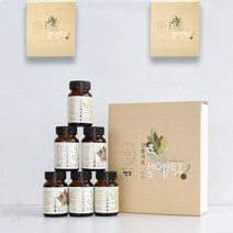 행꾸 천연벌꿀 선물세트 토종 꿀 답례품, 3세트, 아카시아꿀2입+밤꿀2입+야생화꿀2입