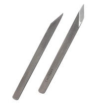 조각도 우드카빙 조각끌 목선반 조각기 목공칼 목각 다가네 정밀공예용 MADE IN KOREA 가죽 DIY작업 CM 하이스 외날 사선칼, 15mm