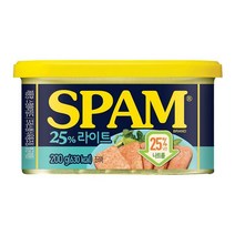 스팸 25% 라이트 햄통조림, 200g, 8개