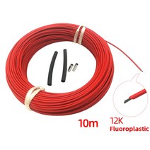 보일러분배기 교체 부품 밸브 보일러파이프 배관 장비 10 미터 + 연결 키트 12k 33Ohm Fluoroplastic 탄소, 한개옵션0