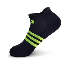 송이네양말 남성양말 삼선 스포츠 이중쿠션 운동양말 4켤레, 블랙 4켤레