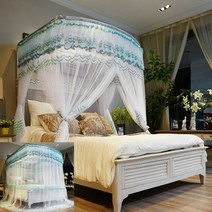 유니드잇코리아 모기장 180X200CM 그린 캐노피모기장 대형모기장 아기모기장, 상세페이지 참조, 상세페이지 참조