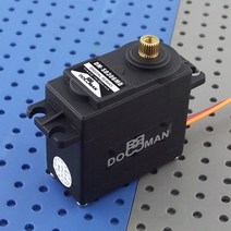 DOMAN RC DM-S0306MD 56g/0.14s/3.5kg.cm 금속 기어 360 도 연속 회전 로봇 3kg 디지털 서보, 단일옵션