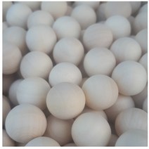 무구멍우든볼-20mm-50g-20개입/나무구슬/나무팔찌알/나무목걸이만들기/