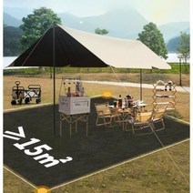 캠핑 퍼스트 타프 타프쉘 피크닉 텐트 그늘막 차박 웰빙, 실버-4.5Mx4.5M(8-15명수용가능)