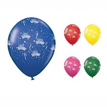 성탄절 홈벤트 장식 비비드컬러 풍선 10p 파티소품