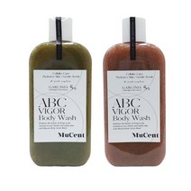 뮤센트 바디워시 에이비씨 비거 그린 레드 포레스트 가르시니아 바디스크럽 300ml, 그린포레스트