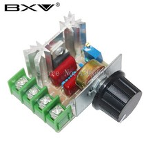 AC 220 V 2000 W SCR 전압 조정기 디밍 조광기 속도 온도 조절기 컨트롤러, 한개옵션0