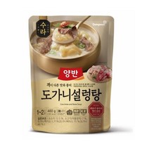 동원 수라 도가니설렁탕, 5개, 상세 설명 참조, 460g