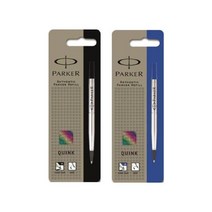 PARKER 파커 수성펜 리필 2색 택1 /흑색 청색, 흑색