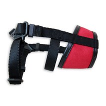 애견 중형견 대형견 입마개 진돗개 리트리버 산책 훈련 짖음방지, 11호(입둘레28cm), 빨강
