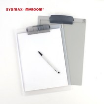 컬러 서류 클립 보드 홀더 종이 받침대 화일 결재판 서류철 파일 A4, 블루