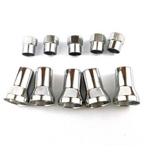 10Pcs TR413/TR414 크롬 자동차 트럭 타이어 휠 밸브 스템 헥스 캡 슬리브 커버 왼쪽 오른쪽 전면 후면 액세서리, [02] 413ac
