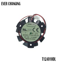 37MM T124010DL 2Pin 0.1A 그래픽 카드 팬 ASUS gt640 GT 640 HD 4550 HD5570 비디오 냉각
