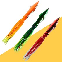 한스터프 타이바라 (오징어) 루어 참돔 부시리 방어 채비, 120g OR 오렌지