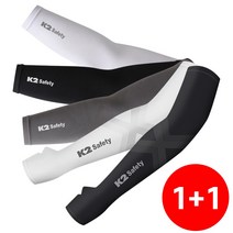 K2 쿨토시 베이직 일반형 + X벤더 손등형 팔토시, 차콜(일반)1+화이트(손등)1, 차콜(일반)1+화이트(손등)1
