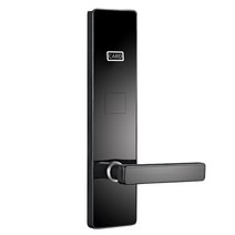 스마트도어락 현관문 아파트 호텔 객실 카드도어락 임대방 민박 마그네틱 인덕션 전자락 아파, 04 정선강--블랙