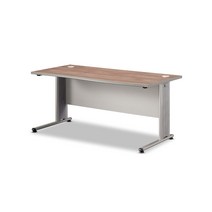 티에스퍼니처 퍼즐 ㅡ자 사무용책상 1600 수입, 샌드그레이