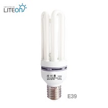 라이톤 삼파장전구 형광램프 가로등 램프 EL20W (E26) 주광색 전구색