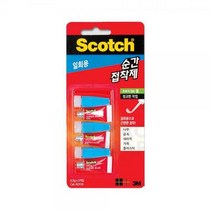 3M 일회용 순간접착제 AD119 젤타입 풀 접착 접착제 본드 순간본드 강력접착제
