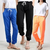 여자 네온 조거 트레이닝 바지-SS2320